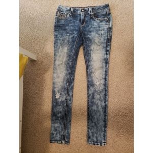 Rock Revival acid wash jeans